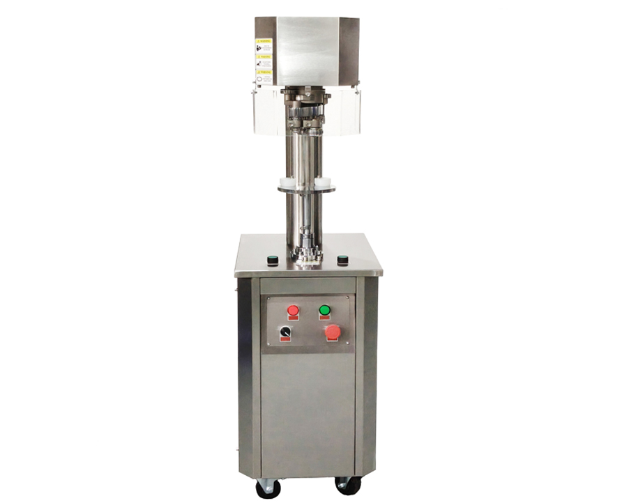 Máquina selladora de latas semiautomática CE, cerradora de latas estándar europea