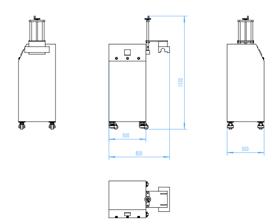 Selladora de lámina de aluminio refrigerada por agua, Selladora por inducción de lámina de aluminio para tapones de rosca