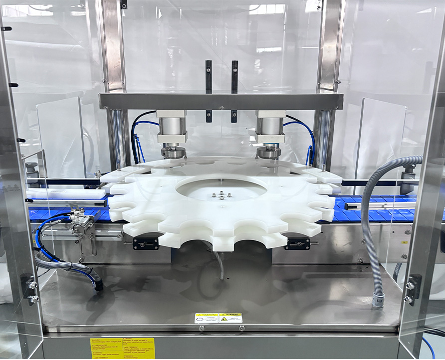 Máquina rebordeadora de doble cabezal totalmente automática, máquina rebordeadora servo de alta velocidad