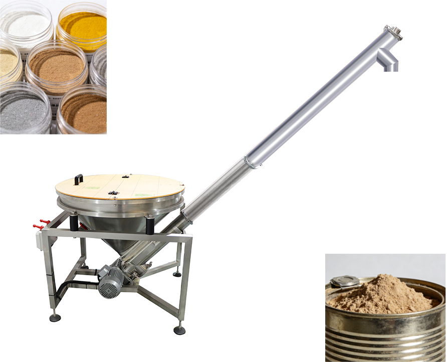 Máquina llenadora de polvo totalmente automática de tres cabezales, máquina llenadora de polvo automática de tres estaciones