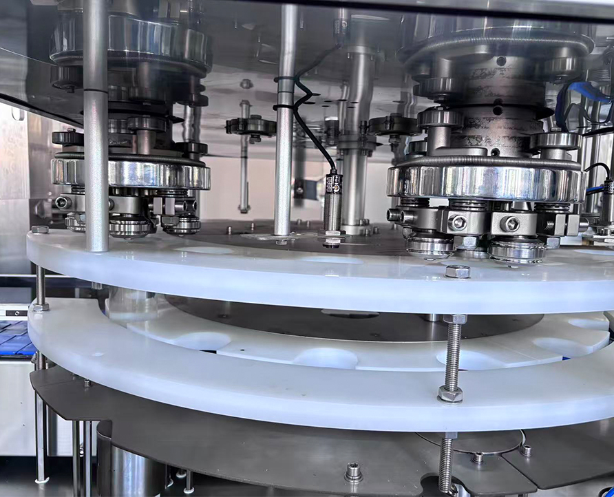 Máquina selladora automática de latas de doble cabezal, máquina de sellado de latas de doble cabezal con control servo de alta velocidad